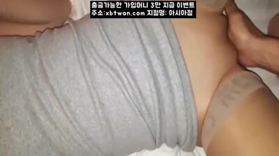 한국 노모 친구랑 통화 하면서 신음참기 소리 주의